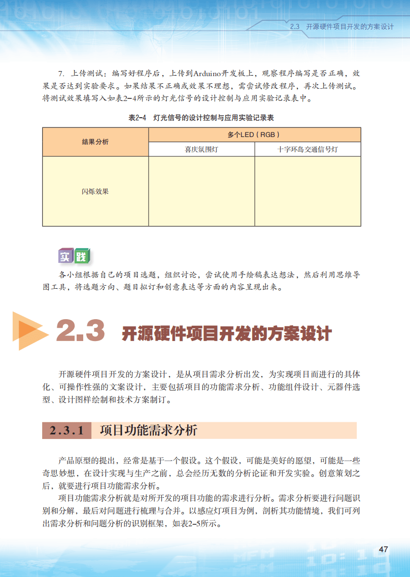 2026粵教版高中信息技術(shù)選擇性必修6《開源硬件項(xiàng)目設(shè)計(jì)》電子課本