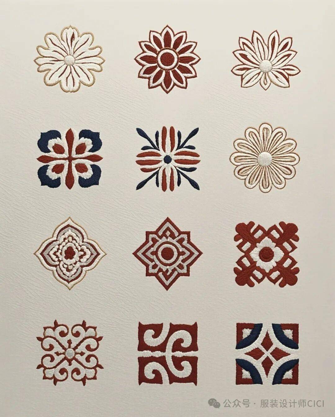 國風(fēng)古韻-刺繡紋飾紋樣圖案設(shè)計分享!