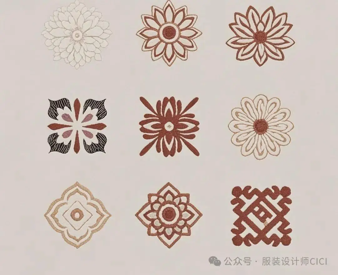 國風(fēng)古韻-刺繡紋飾紋樣圖案設(shè)計分享!