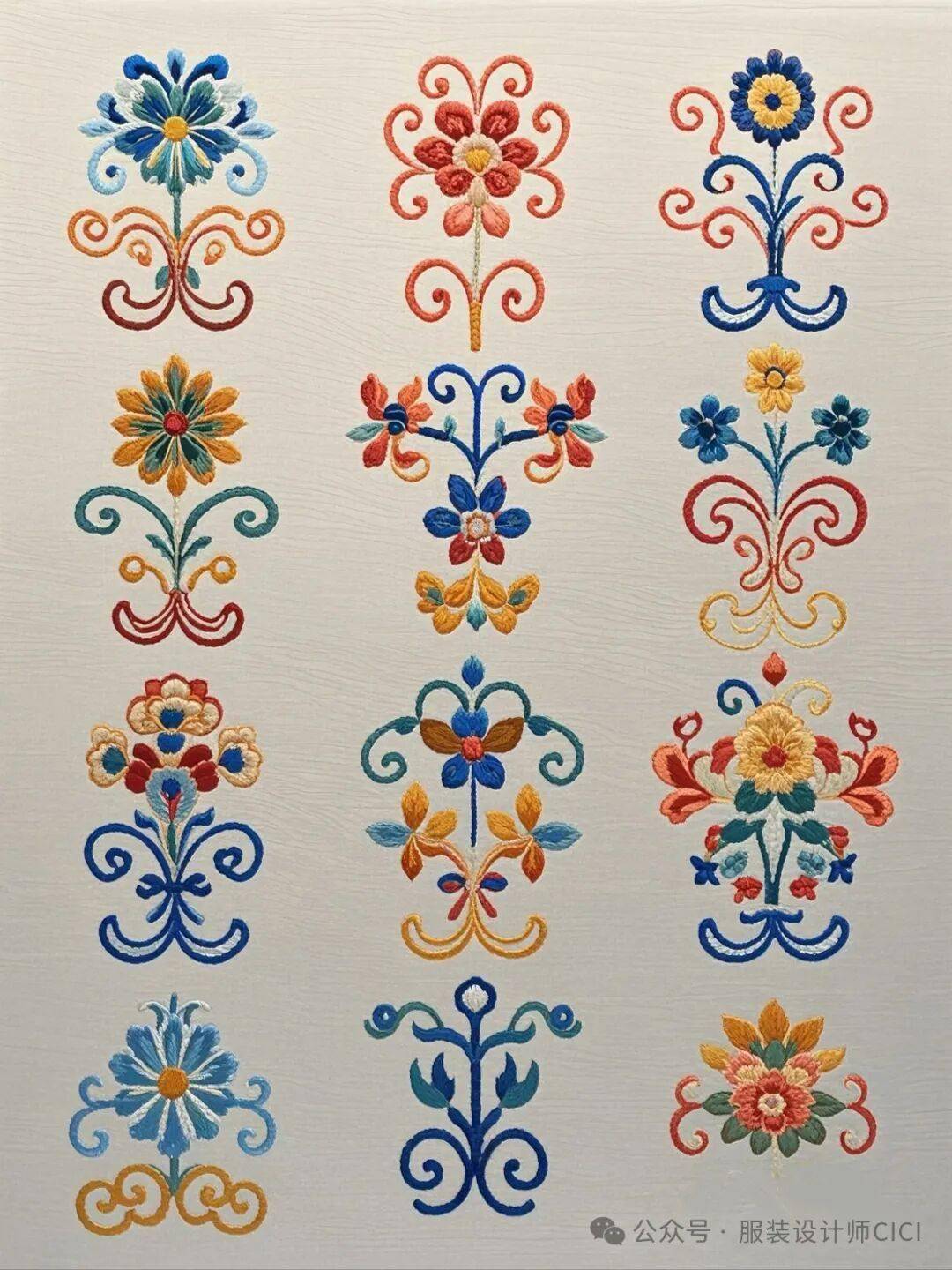 國風(fēng)古韻-刺繡紋飾紋樣圖案設(shè)計分享!