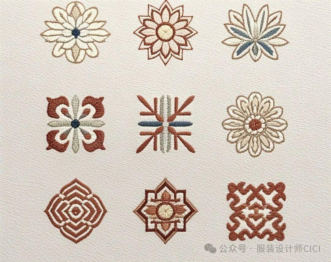 國風(fēng)古韻-刺繡紋飾紋樣圖案設(shè)計分享!