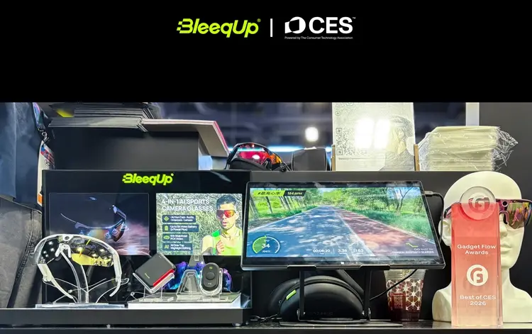 原創(chuàng)AI眼鏡是噱頭還是真實(shí)用？BleeqUp在CES2026上給出了答案