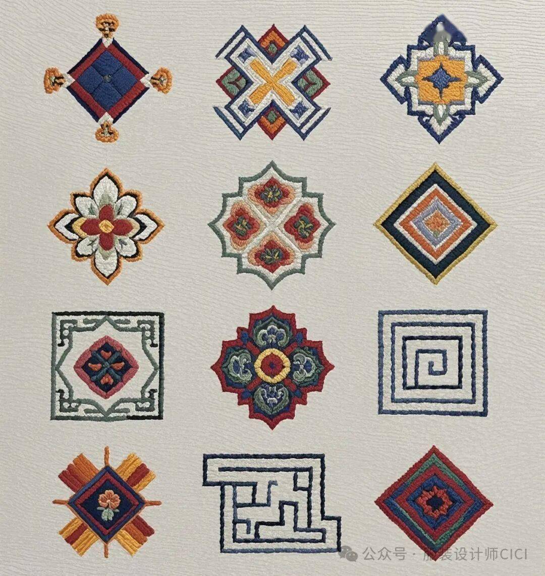 國風(fēng)古韻-刺繡紋飾紋樣圖案設(shè)計分享!