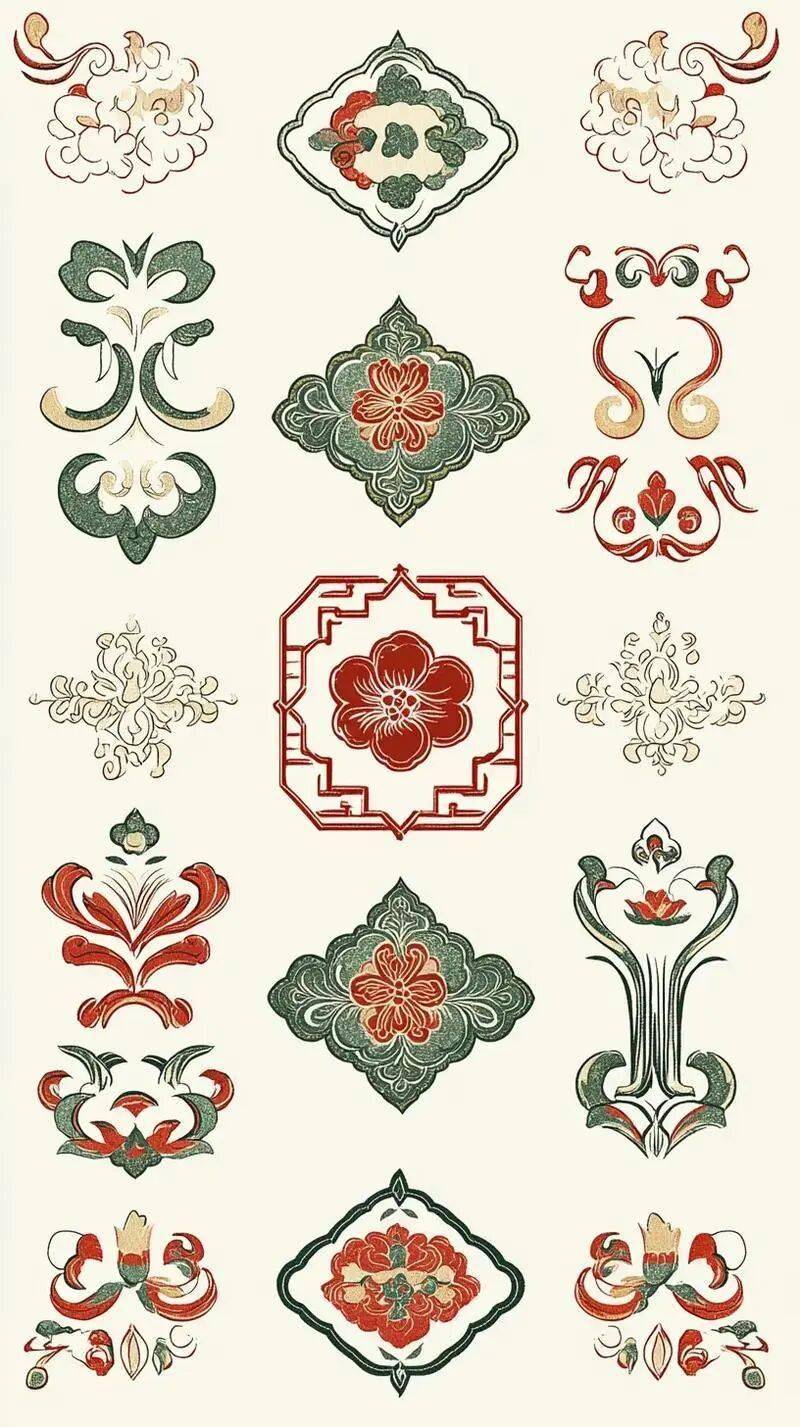 國風(fēng)古韻-刺繡紋飾紋樣圖案設(shè)計(jì)分享!