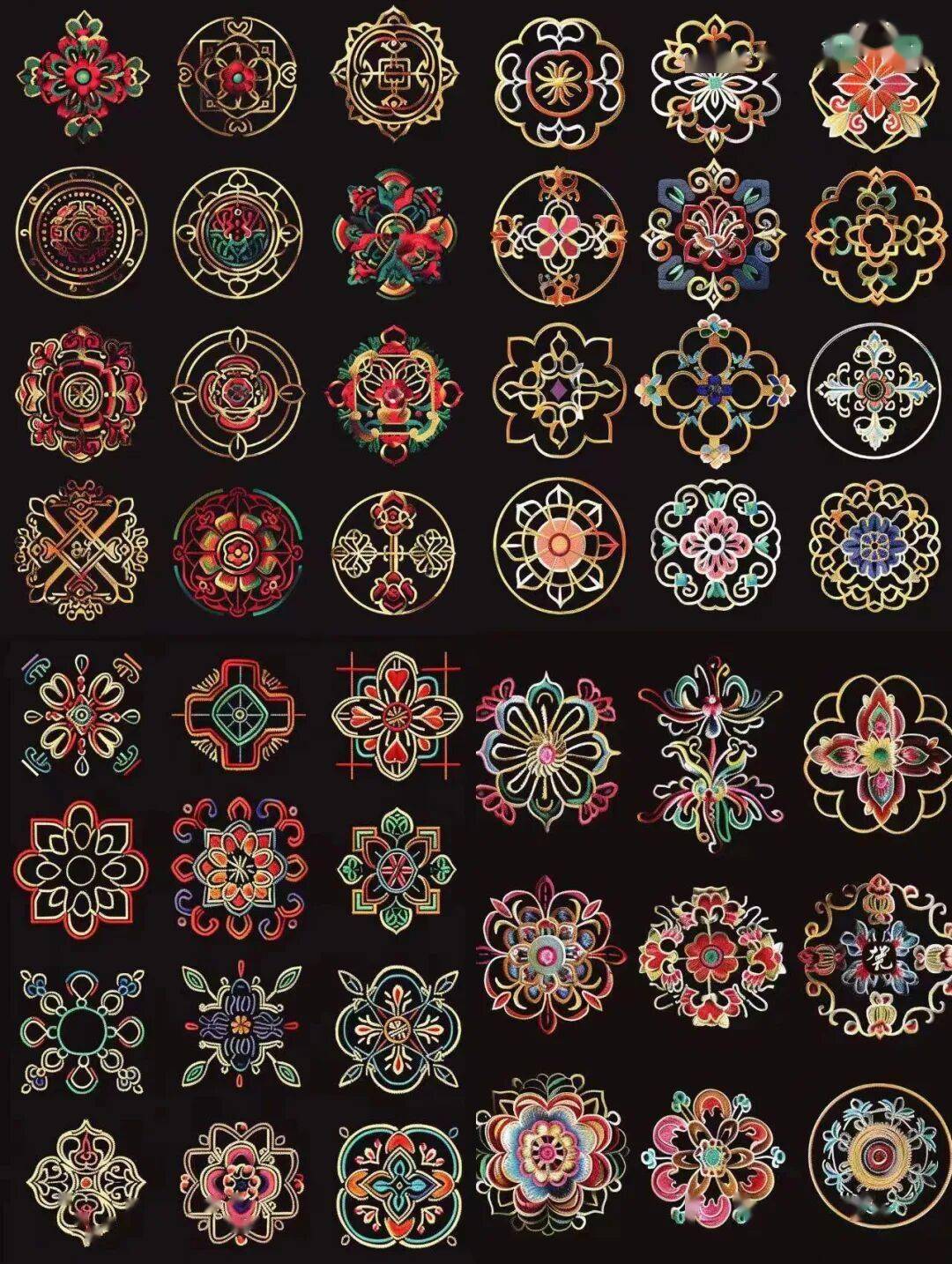 國風(fēng)古韻-刺繡紋飾紋樣圖案設(shè)計分享!