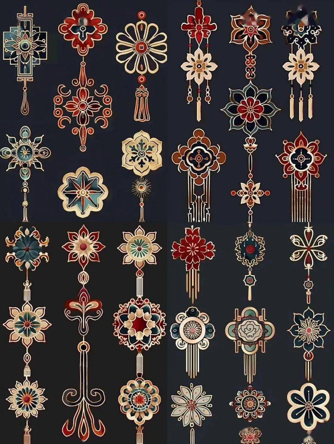 國風(fēng)古韻-刺繡紋飾紋樣圖案設(shè)計分享!