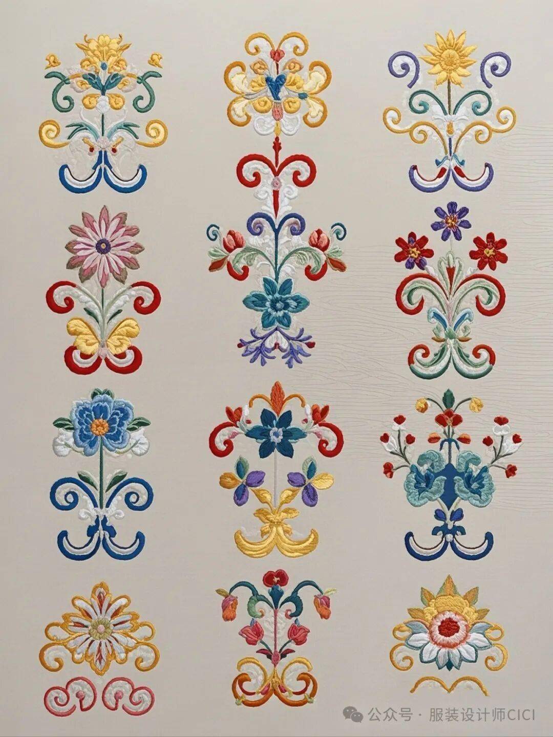 國風(fēng)古韻-刺繡紋飾紋樣圖案設(shè)計分享!