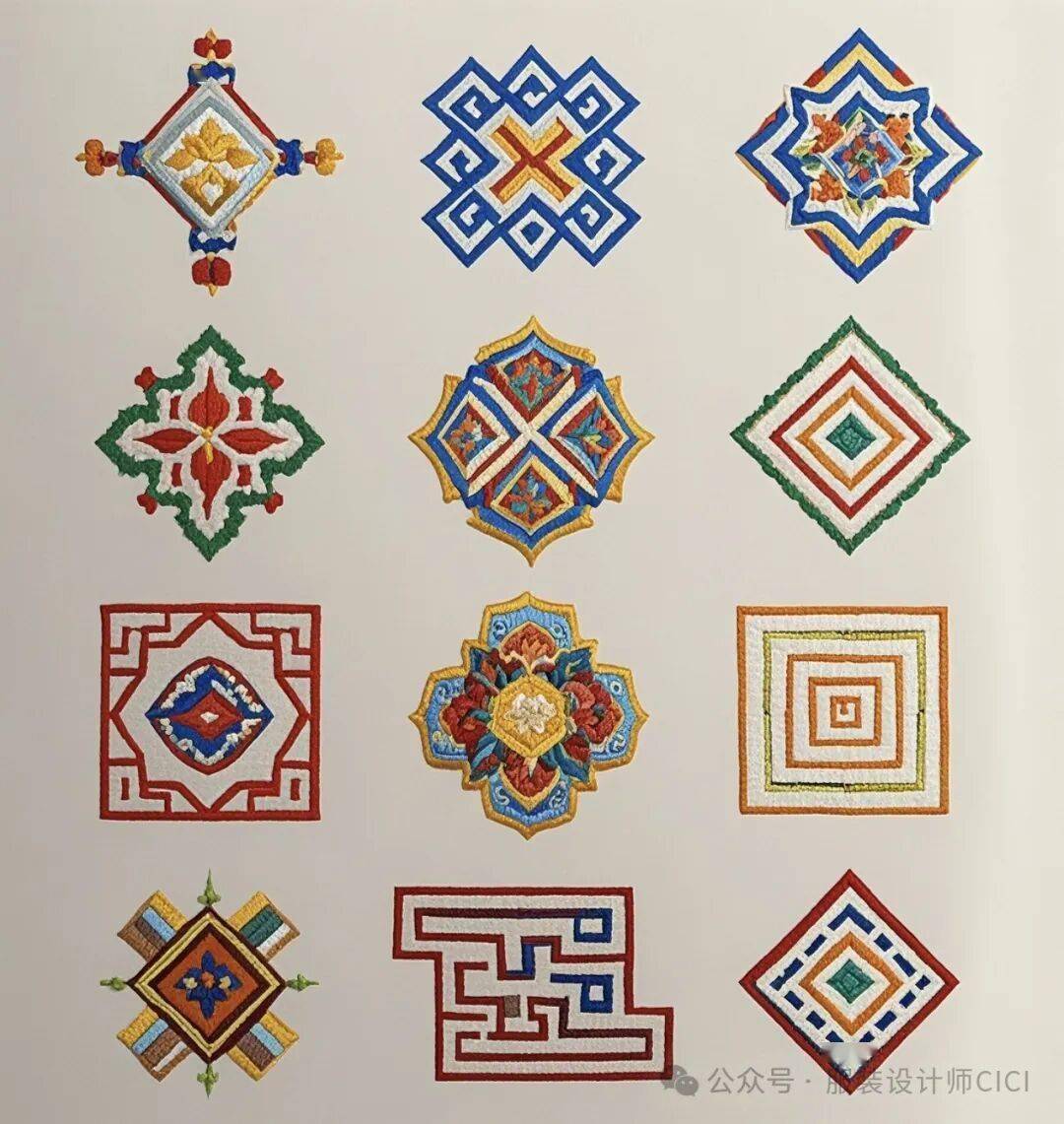 國風(fēng)古韻-刺繡紋飾紋樣圖案設(shè)計分享!