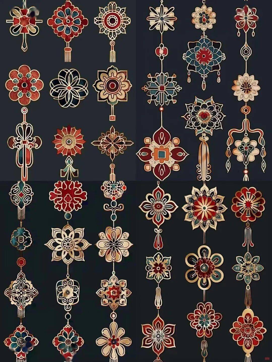 國風(fēng)古韻-刺繡紋飾紋樣圖案設(shè)計分享!