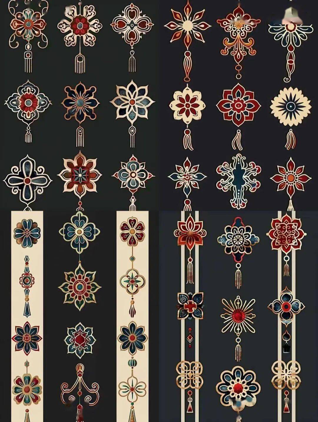 國風(fēng)古韻-刺繡紋飾紋樣圖案設(shè)計分享!