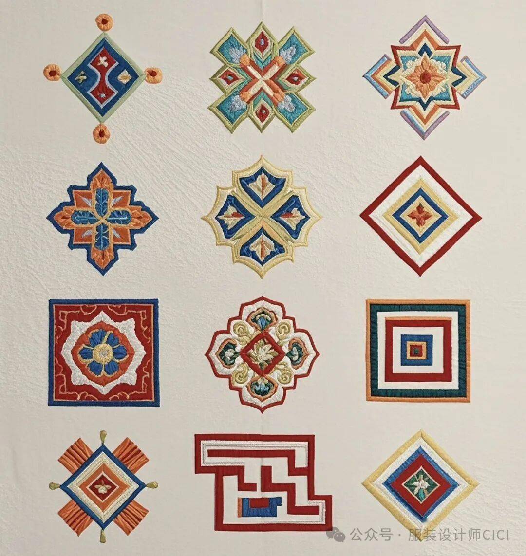 國風(fēng)古韻-刺繡紋飾紋樣圖案設(shè)計分享!