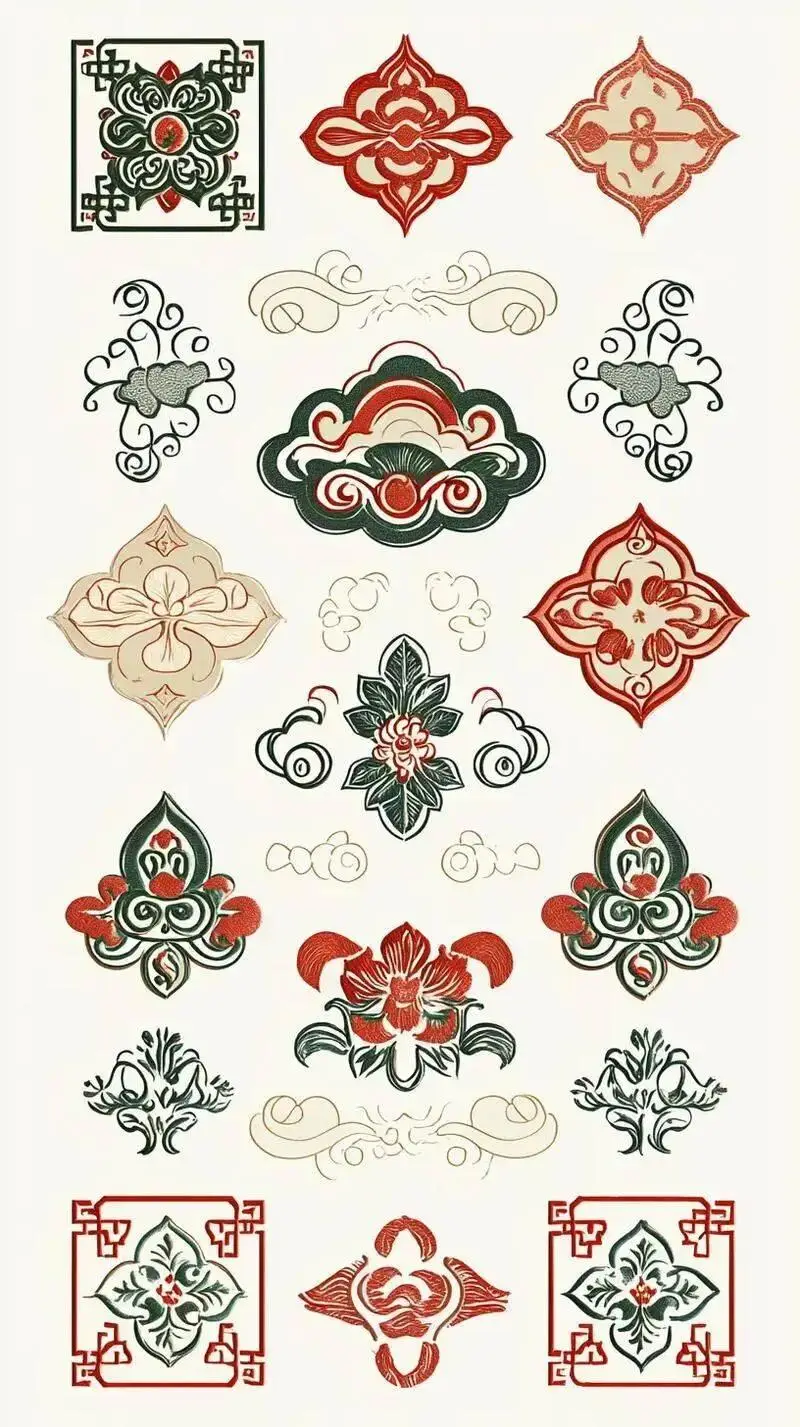 國風(fēng)古韻-刺繡紋飾紋樣圖案設(shè)計分享!