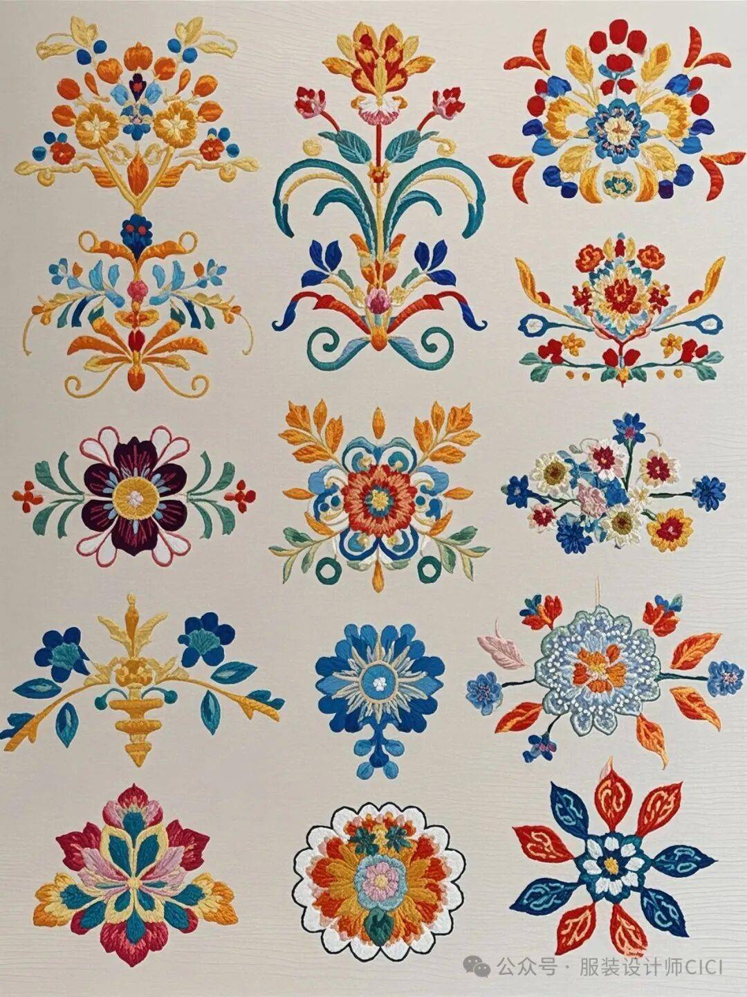 國風(fēng)古韻-刺繡紋飾紋樣圖案設(shè)計分享!