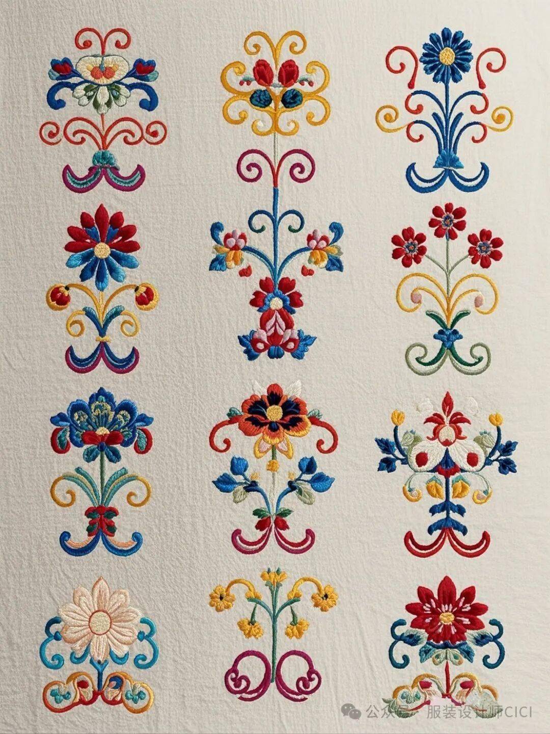 國風(fēng)古韻-刺繡紋飾紋樣圖案設(shè)計分享!