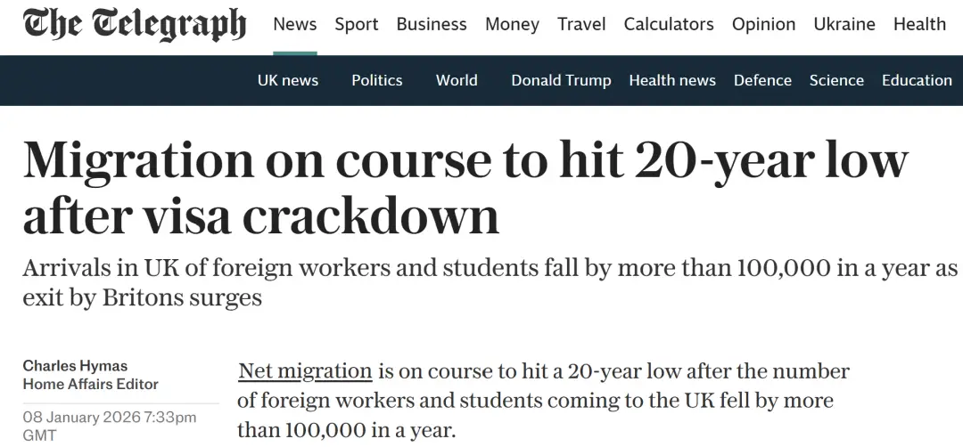 英國留學(xué)生簽和工簽一年大降10萬！凈移民降至20年最低！英歐談判脫歐重啟協(xié)議...