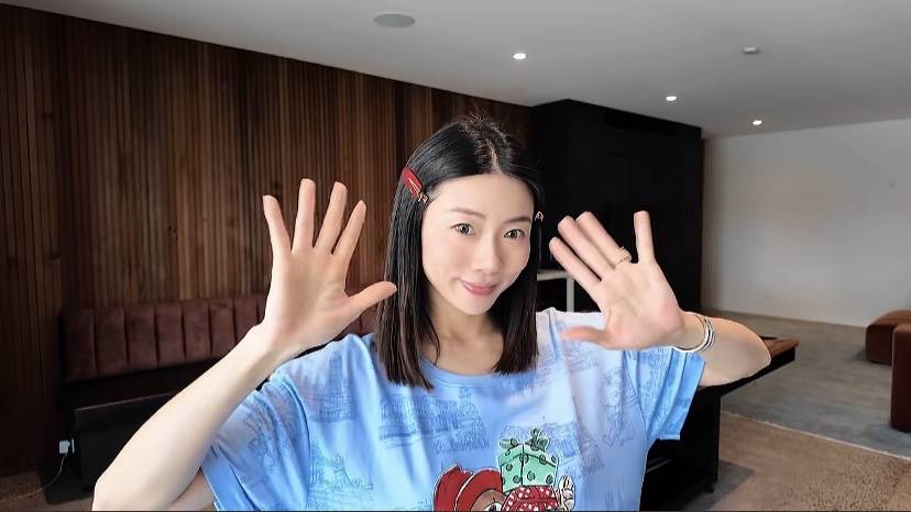 原創(chuàng)程曉玥澳洲過夏天，挺7個月孕肚跪地忙裝修，富豪老公高又壯很帥