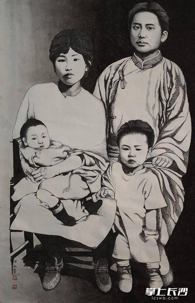 長沙黨史館收藏畫作《如愿》 填補毛澤東家庭主題畫作歷史館藏空白