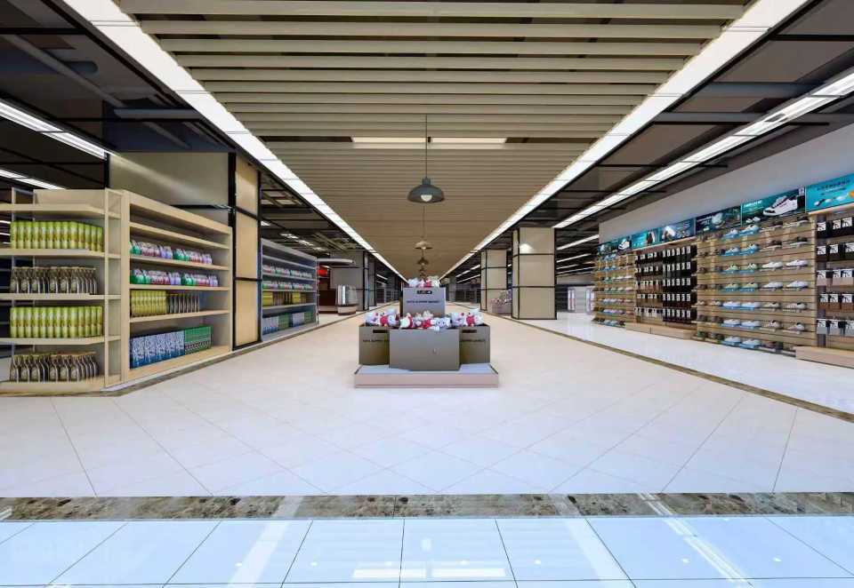 陜西超市裝修要點(diǎn)，陜西超市門店裝修施工，陜西生鮮超市裝修施工