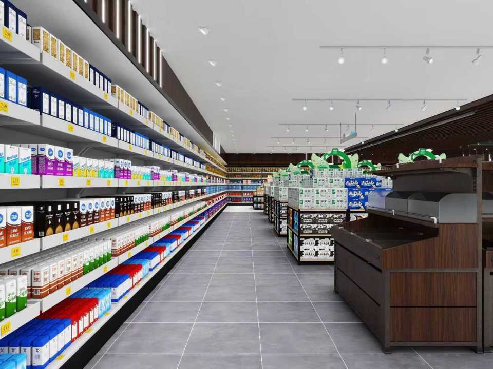 陜西超市裝修要點(diǎn)，陜西超市門店裝修施工，陜西生鮮超市裝修施工