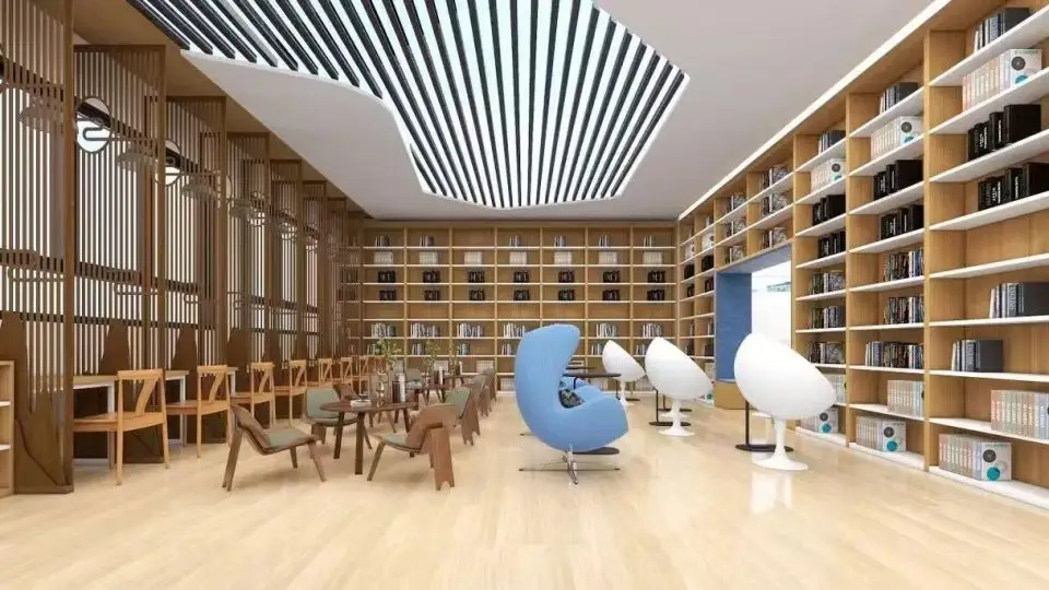 陜西圖書館裝修要點，陜西學校閱覽室裝修施工，陜西展廳裝修設計