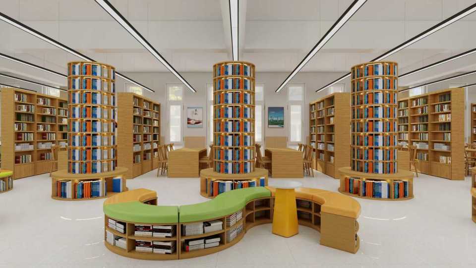 陜西圖書館裝修要點，陜西學校閱覽室裝修施工，陜西展廳裝修設計