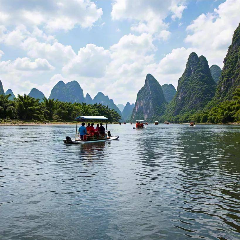 原創(chuàng)桂林旅游攻略（漓江竹筏全程精華游乘坐指南）