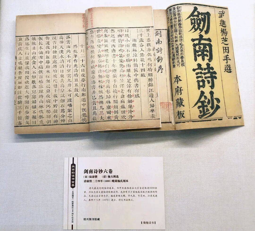 浙江紹興圖書(shū)館：讓“陸游”精神大放新光彩