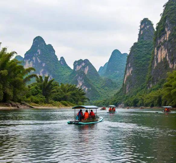 原創(chuàng)桂林旅游攻略（漓江竹筏全程精華游乘坐指南）