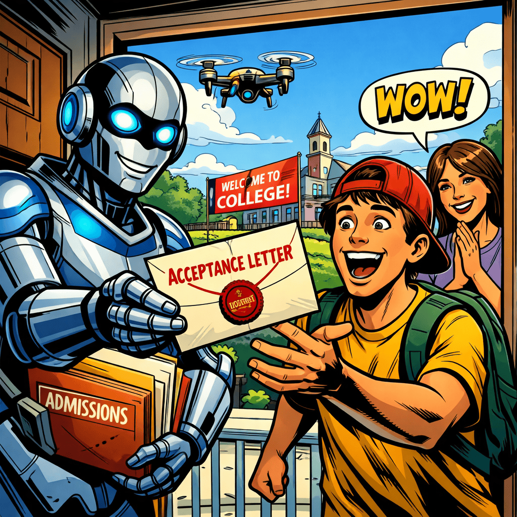 大學(xué)開始用AI招生了