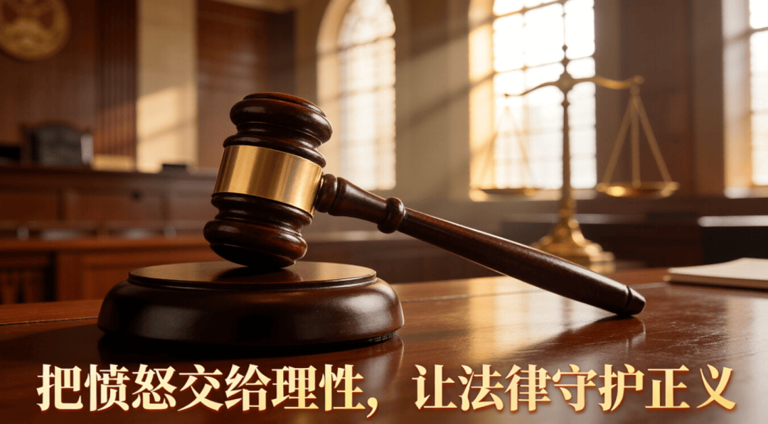 把憤怒交給理性，讓法律守護正義