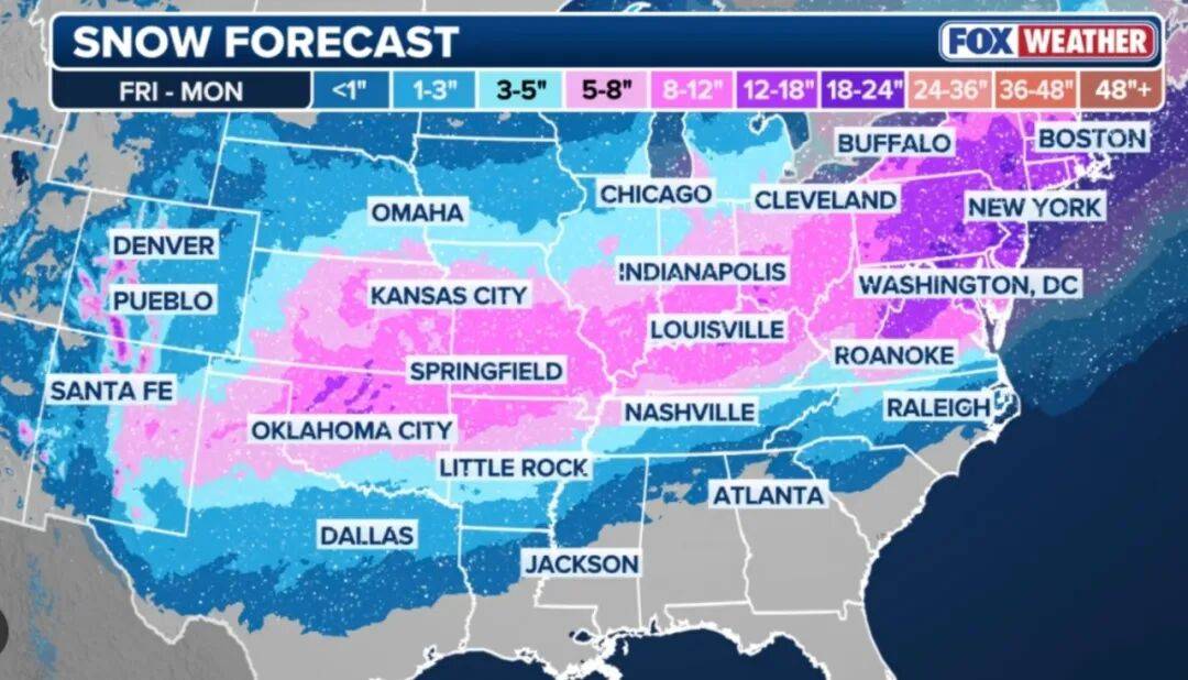 恐怖！超級寒潮襲擊北美，零下33度，1.2萬個(gè)航班取消…留學(xué)生待在家里別出來！