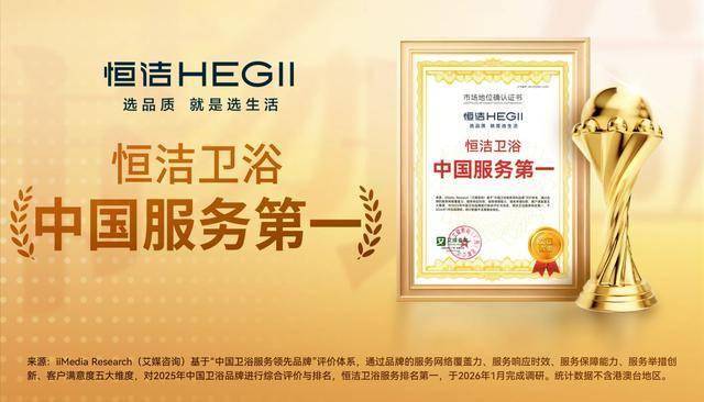 以服務(wù)鑄信賴，恒潔引領(lǐng)中國(guó)衛(wèi)浴人居新高度