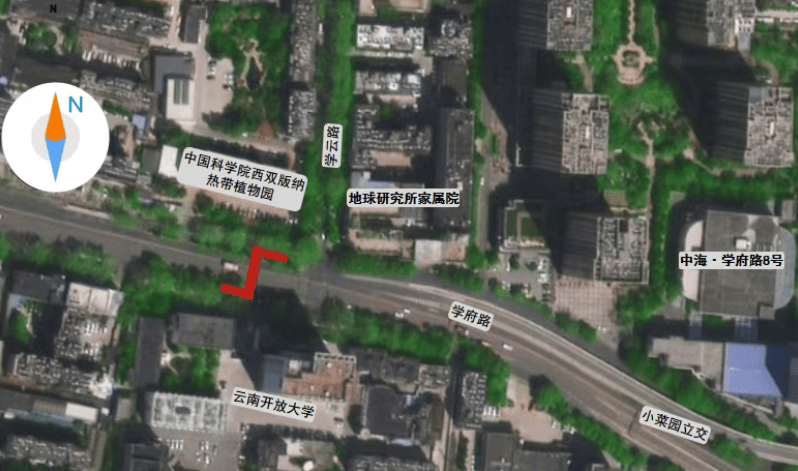 五華區(qū)將在云南開(kāi)放大學(xué)門(mén)口西側(cè)新增一座天橋