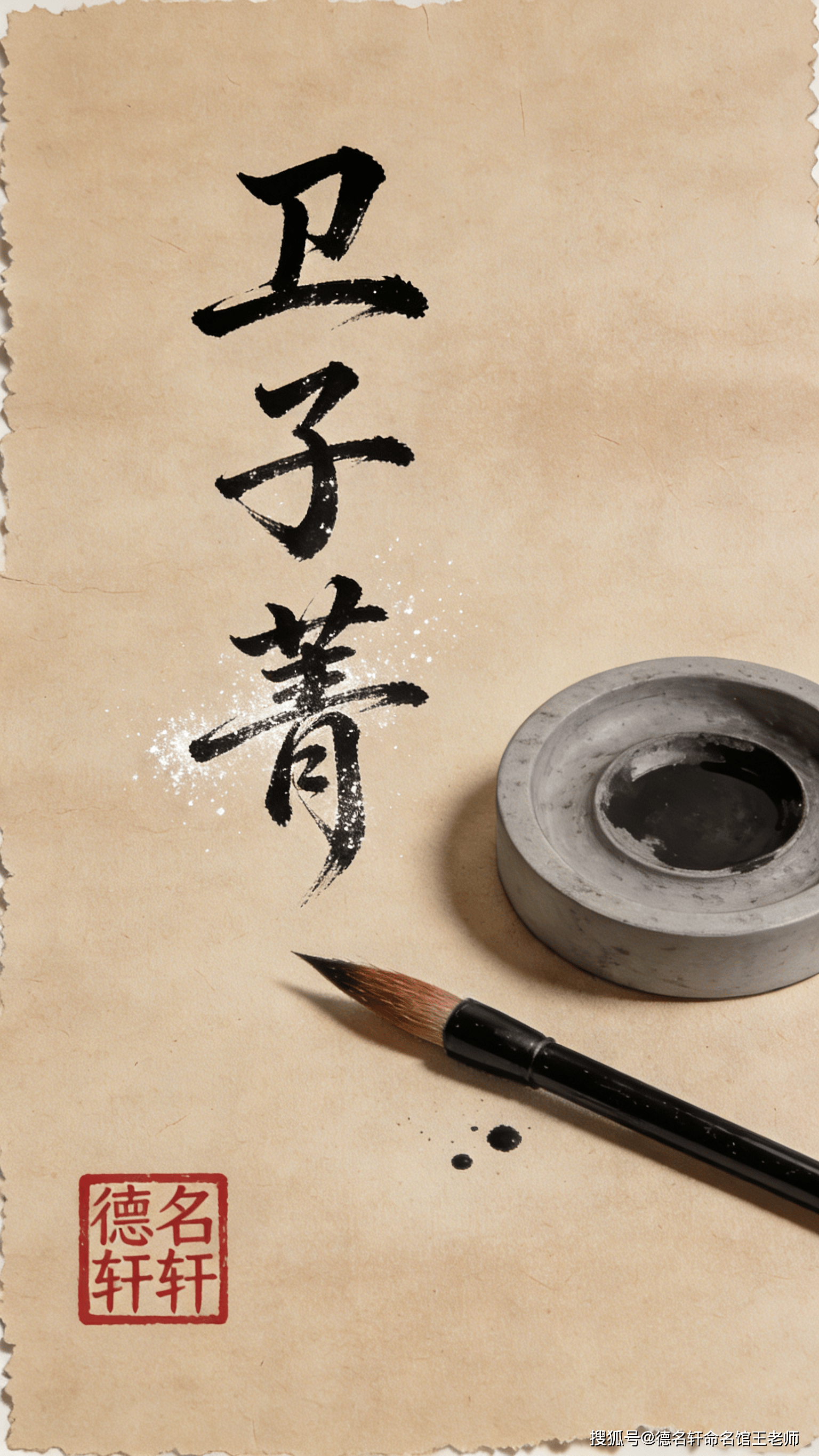 原創(chuàng)寶寶起名案例_衛(wèi)子菁：青衿如玉，子佩瓊?cè)A 廈門起名網(wǎng),翔安起名,廈門起名公司,廈門寶寶起名