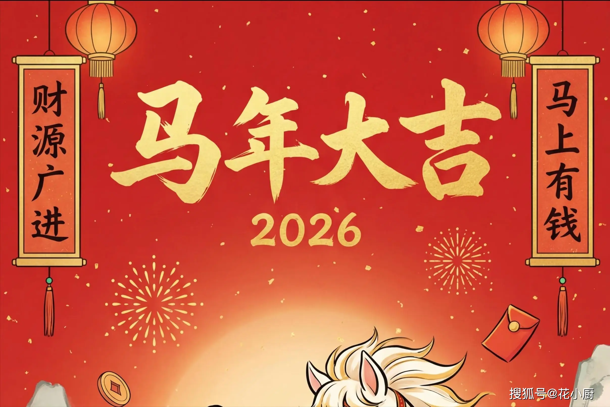 拜年，別再說“新年快樂”了，送你30句馬年拜年祝福語，提前收藏