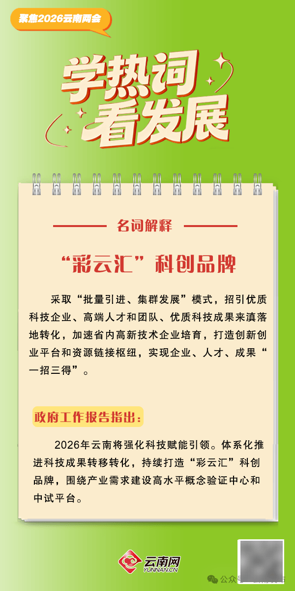 【聚焦2026云南省兩會(huì)】2026年云南省政府工作報(bào)告熱詞出爐！收藏學(xué)習(xí)→