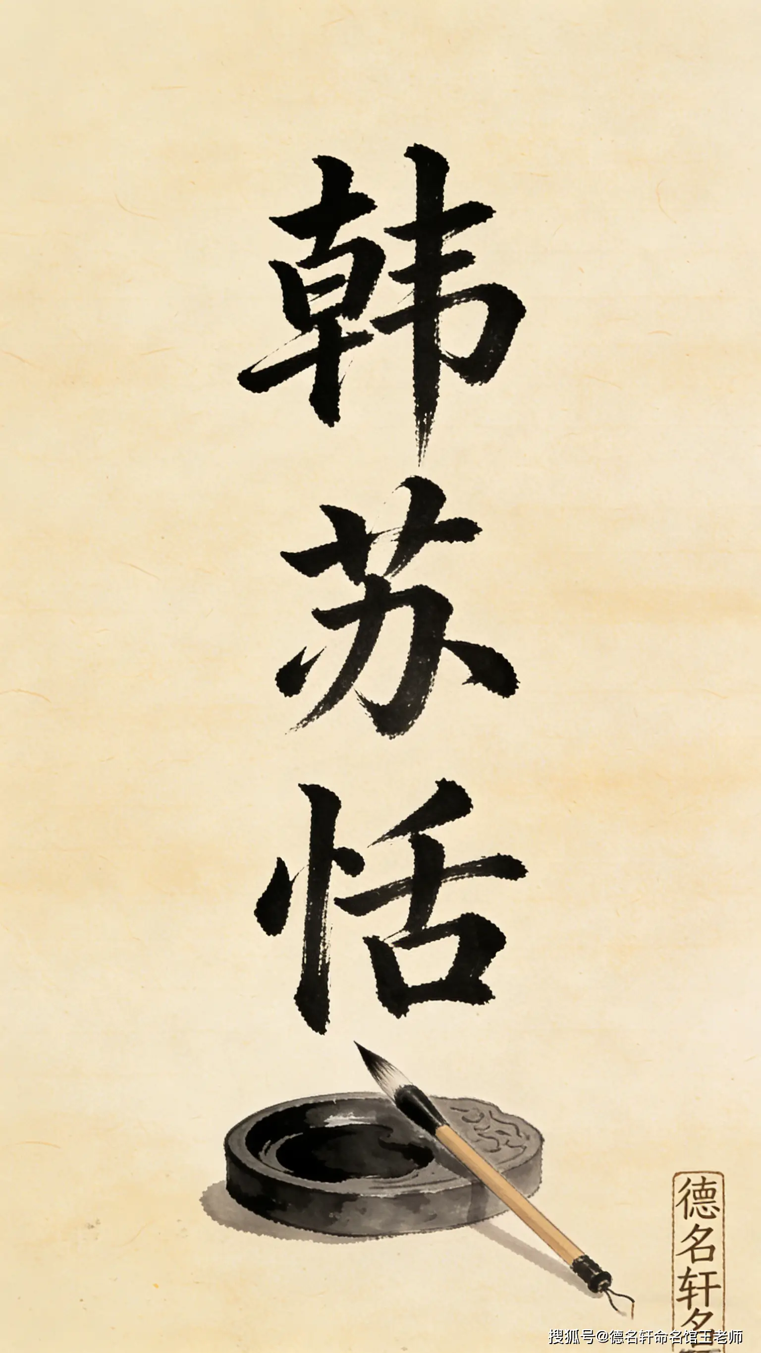 原創(chuàng)2026年取名字生辰八字起名案例 韓姓寶寶起名案例 韓蘇恬：蘇世獨(dú)立，恬然自安