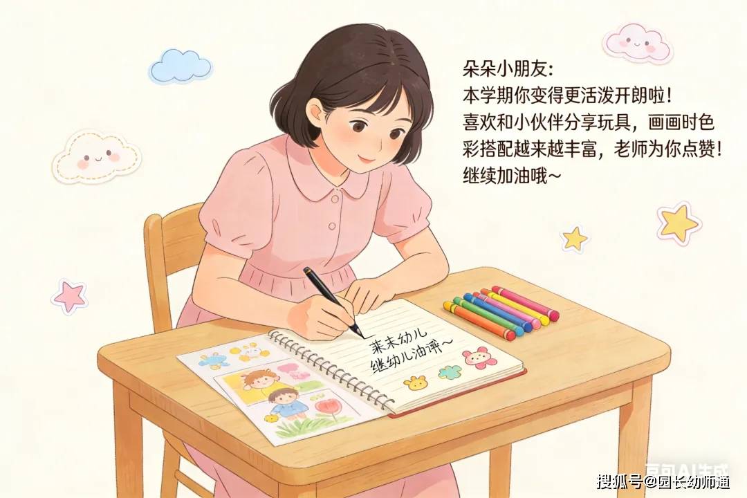 幼兒園馬年新年幼兒期末評語，幼師收藏！