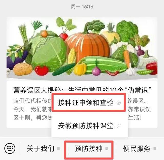 手機隨時可查！安徽省電子預防接種證上線
