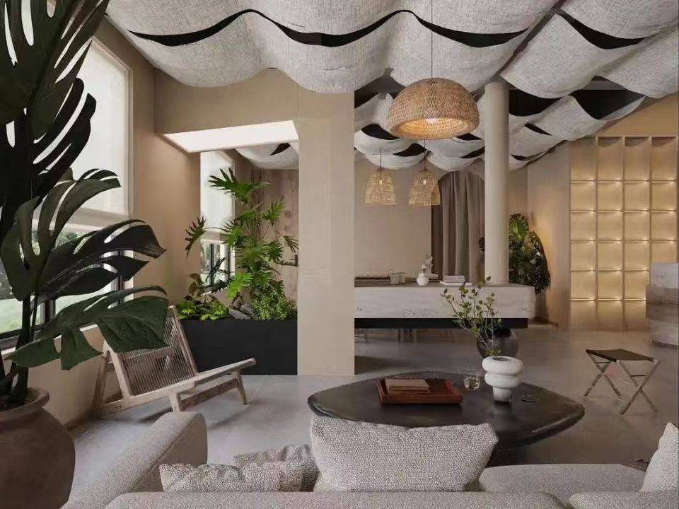 陜西養(yǎng)生館裝修，陜西美容院裝修施工，陜西中醫(yī)館裝修施工