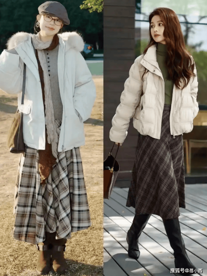 今年最火的穿法：叫“裙中靴”，這樣穿時(shí)髦又高級(jí)，適合30+女性