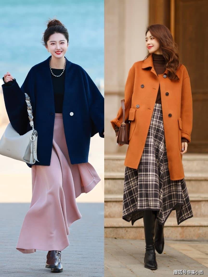 今年最火的穿法：叫“裙中靴”，這樣穿時(shí)髦又高級(jí)，適合30+女性