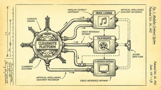 Clearnote發(fā)布針對音樂娛樂專業(yè)人士的法律AI平臺