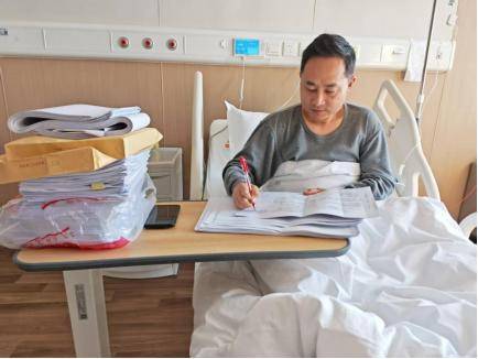 河南理工大學(xué)教師文廣超病榻上的堅(jiān)守