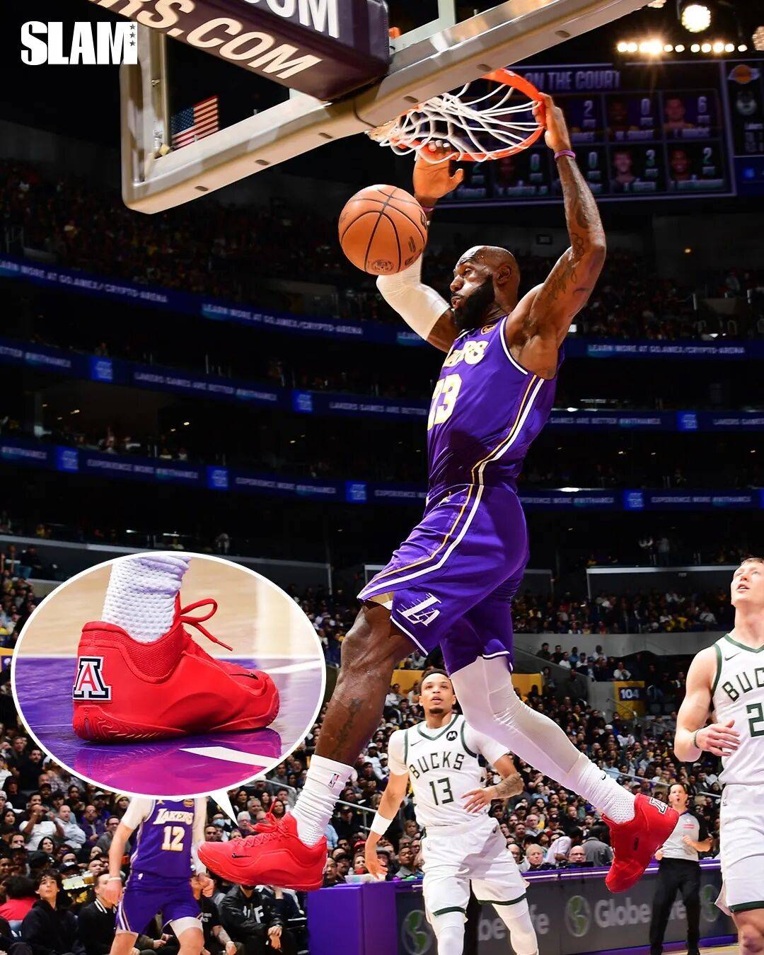 詹姆斯上腳各種大學(xué)PE LeBron 23！沒(méi)上過(guò)大學(xué)，但大學(xué)配色的鞋不少！