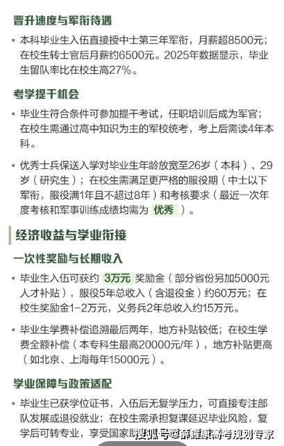 考上大學去當兵還是上完大學去當兵？