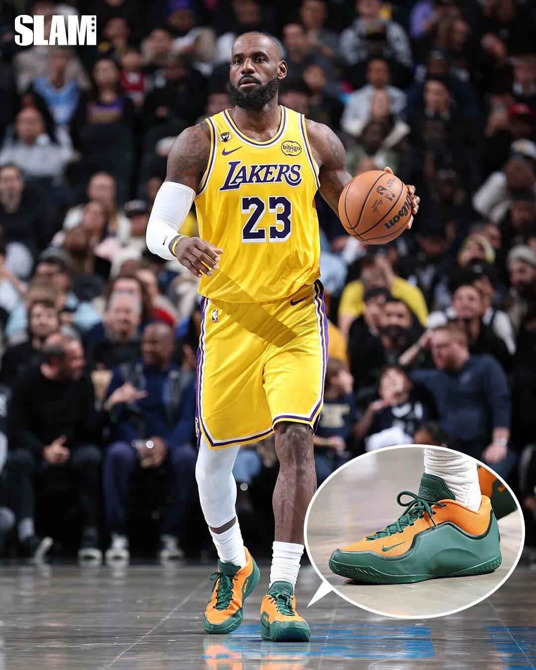 詹姆斯上腳各種大學(xué)PE LeBron 23！沒(méi)上過(guò)大學(xué)，但大學(xué)配色的鞋不少！