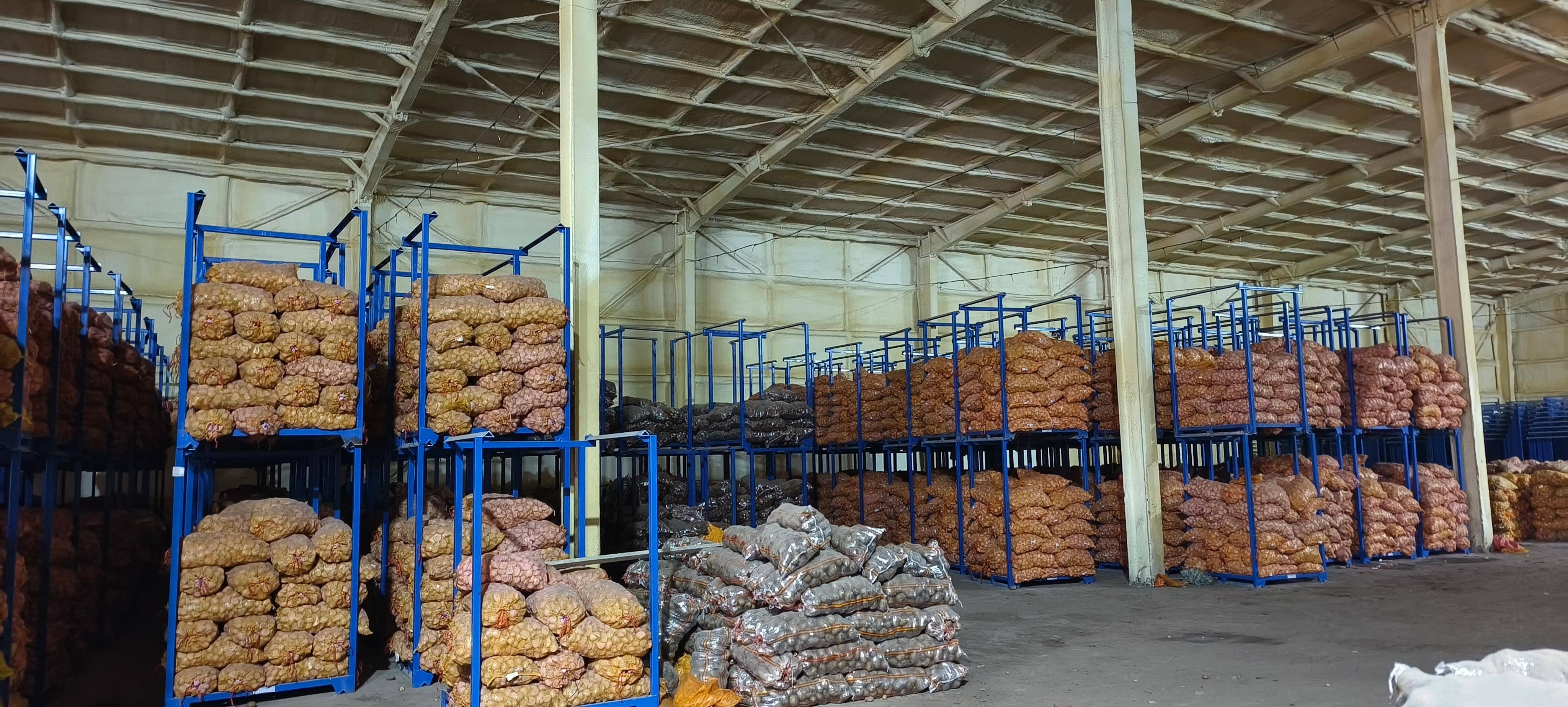 泰安市魯銘金屬制品有限公司：冷鏈貨架/冷藏貨架/山楂貨架/板栗貨架/蒜薹貨架專業(yè)供應(yīng)商