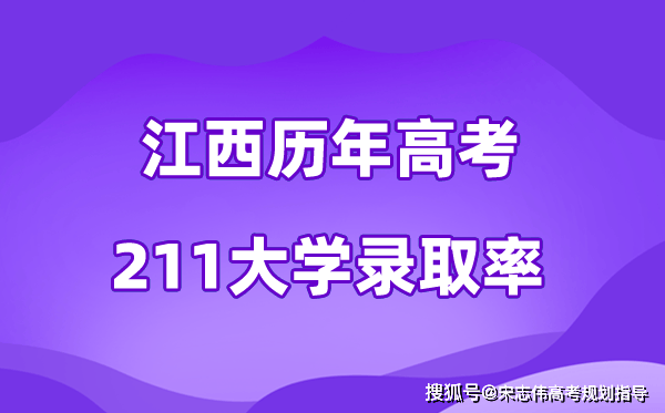 江西省歷年高考211大學錄取率是多少(附:近六年分數(shù)線)