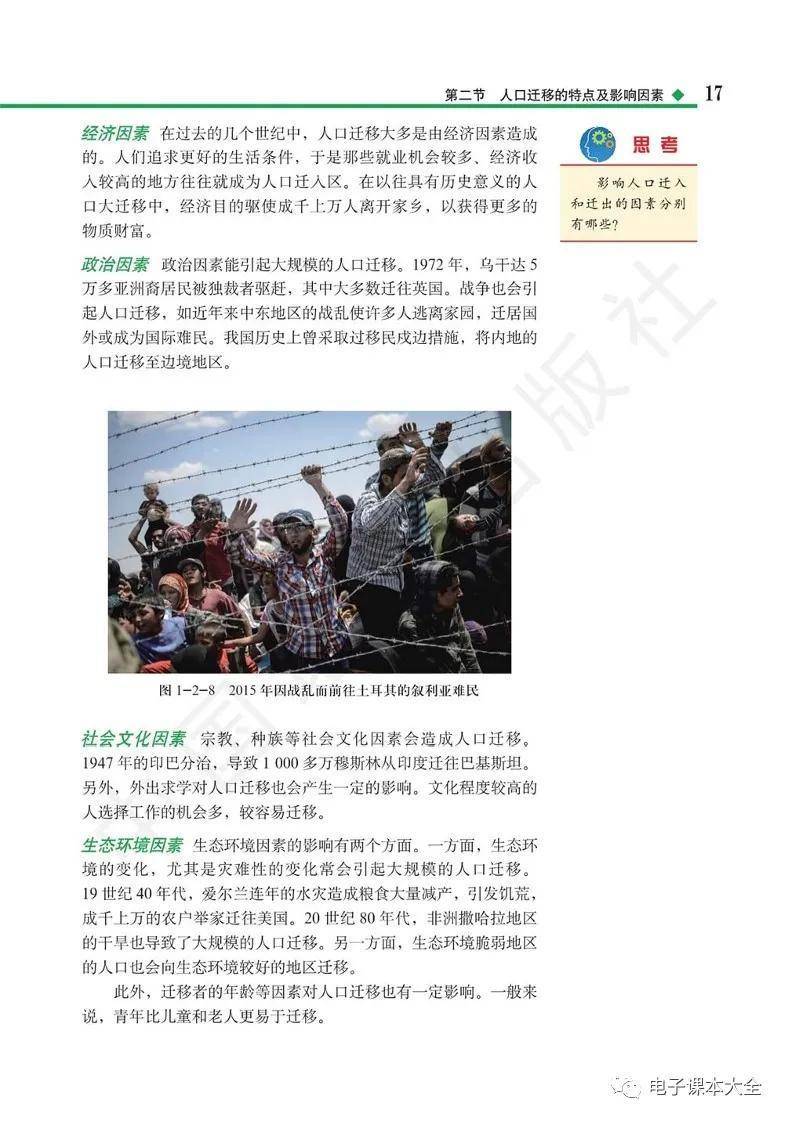 2026中圖版高中地理必修二電子課本(新教材高清PDF版)